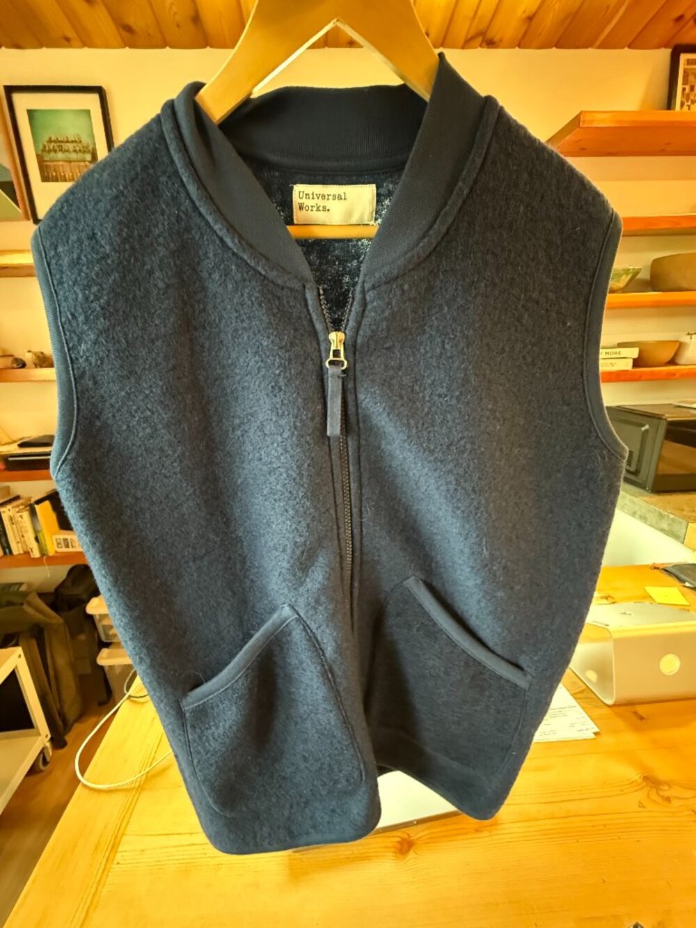 Univeral Works Wool Vest